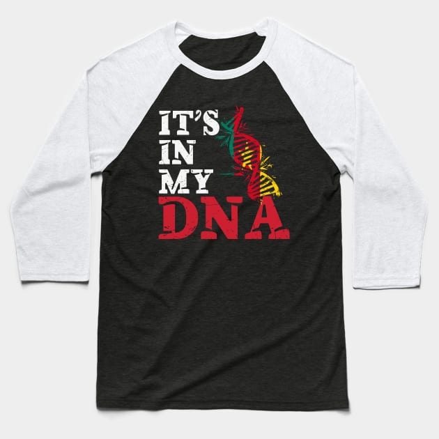 It's in my DNA - Cameroon Baseball T-Shirt by JayD World